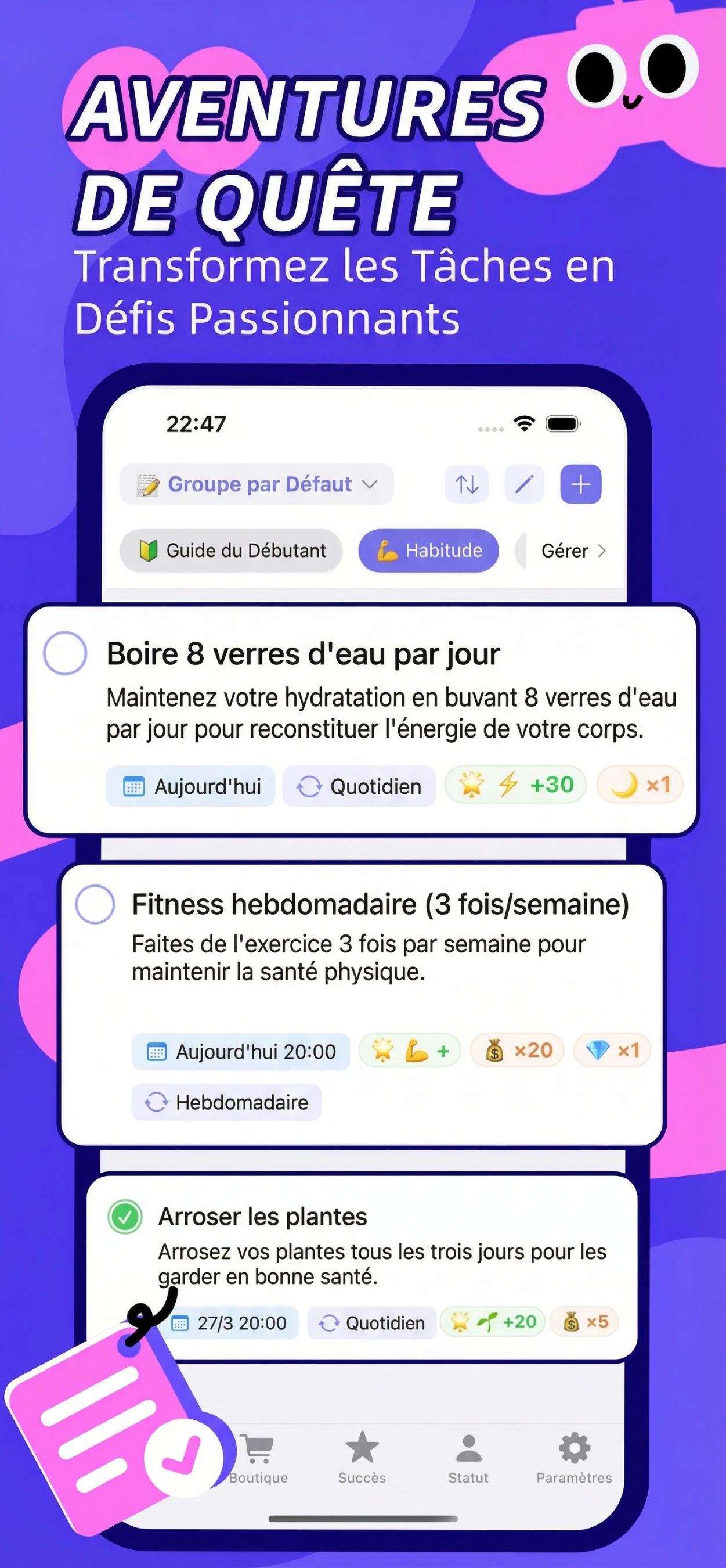 capture d’écran de l’app ulives