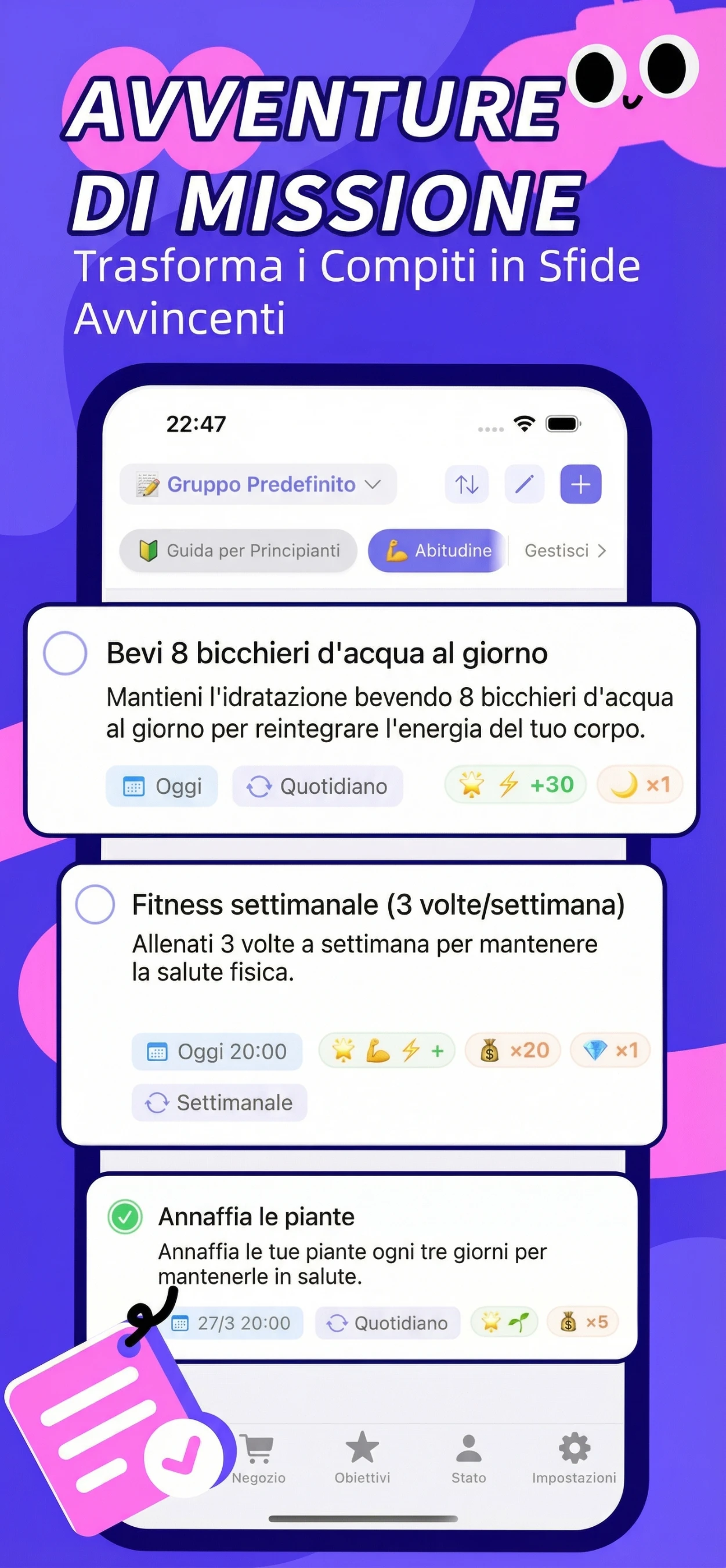 screenshot dell’app ulives